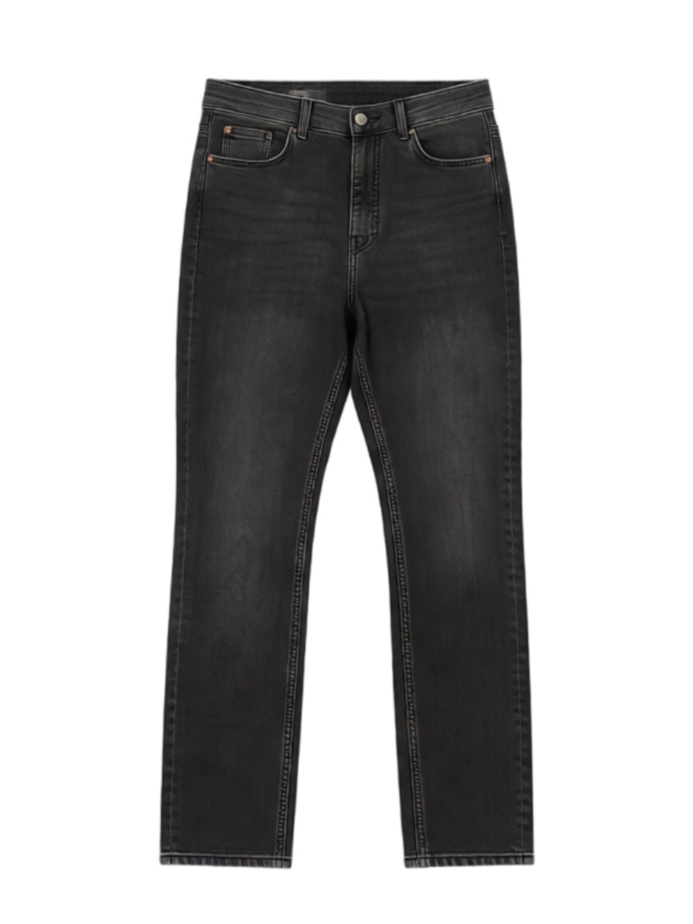 Bershka Women's Black Straight Jeans